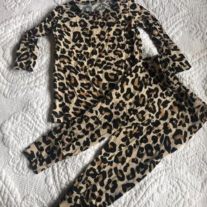 Preloved Posh Peanut Lana Leopard set